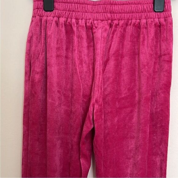 NWT Generation Love Ivy Velour Joggers in Hot Pink Size S - Picture 7 of 12